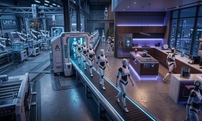 Featured image for InteliDroid daily post on humanoid robotics advances