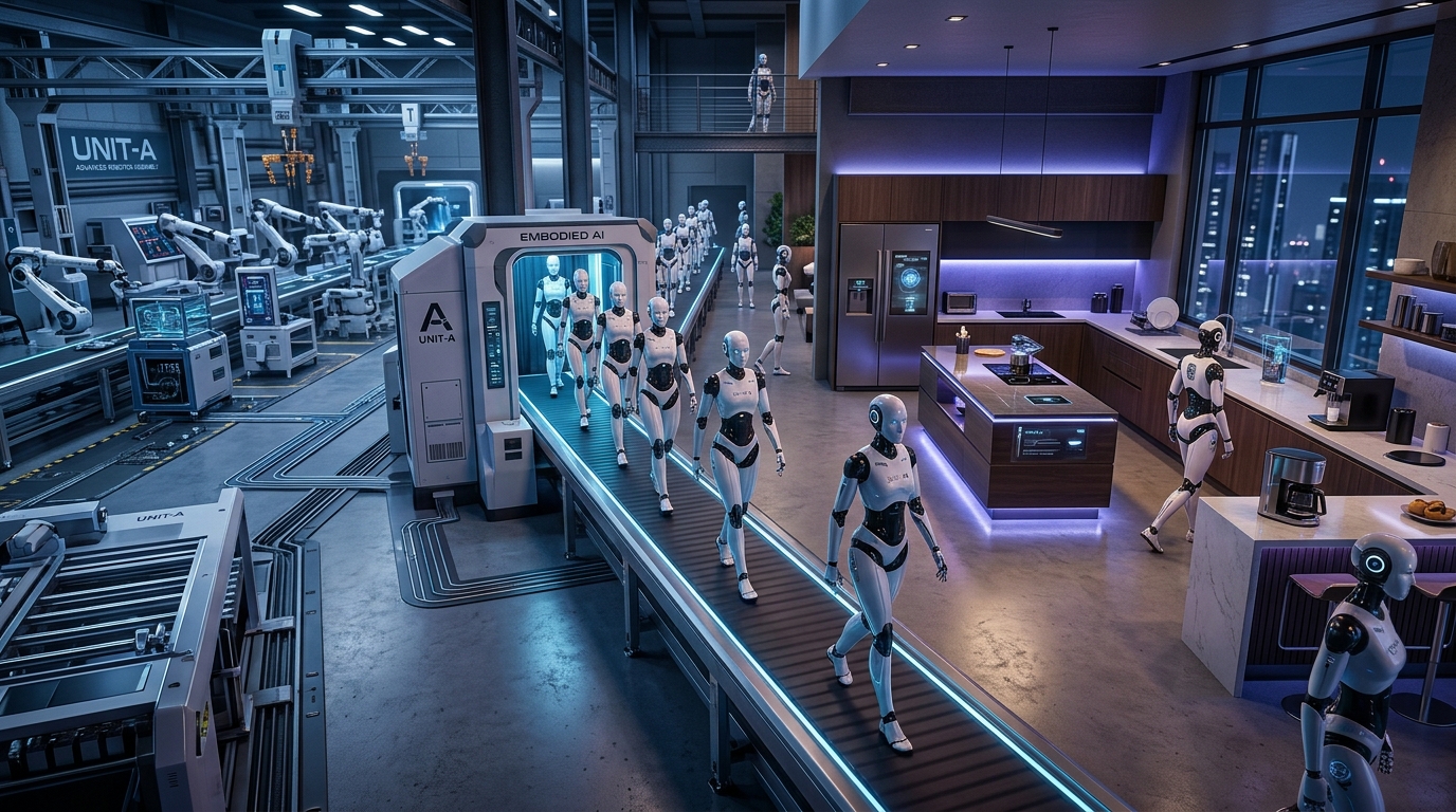 Featured image for InteliDroid daily post on humanoid robotics advances